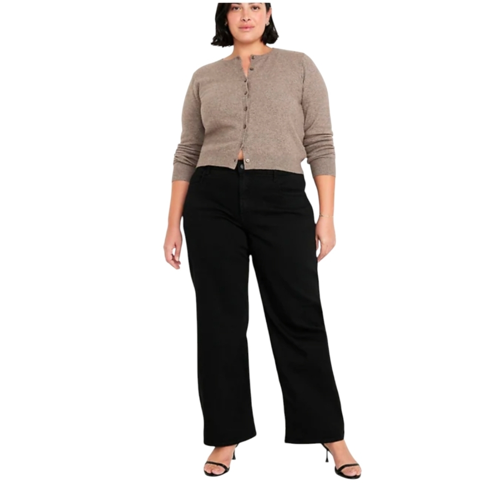 107. Old Navy High‑Rise Wide Leg Jeans NWOT